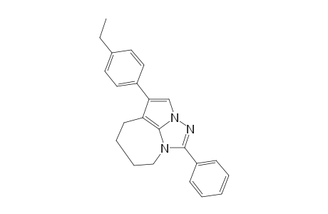 4-(4-Ethylphenyl)-1-phenyl-5,6,7,8-tetrahydro-2,2a,8a-triazacyclopenta[cd]azulene