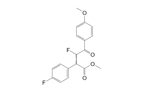 methyl 3-fluoro-2-(4-fluorophenyl)-4-(4-methoxyphenyl)-4-oxo-but-2-enoate