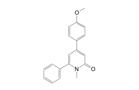 4-(p-methoxyphenyl)-1-methyl-6-phenyl-2(1H)-pyridone