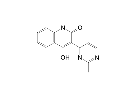 4-Hydroxy-1-methyl-3-(2-methylpyrimidin-4-yl)-2(1H)-quinolinone