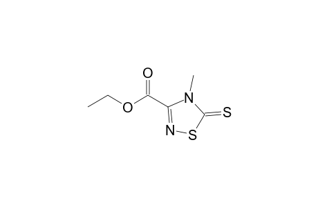 4-Methyl-3-(ethoxycarbonyl)-1,2,4-thiadiazoline-5-thione