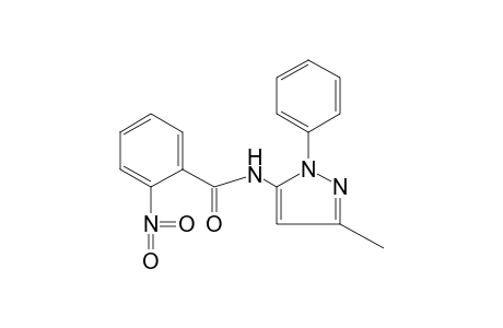 N-(3-methyl-1-phenylpyrazol-5-yl)-o-nitrobenzamide