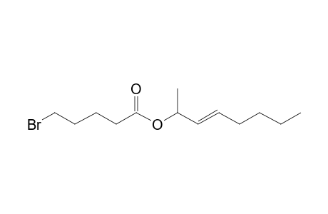 5-Bromovaleric acid, oct-3-en-2-yl ester