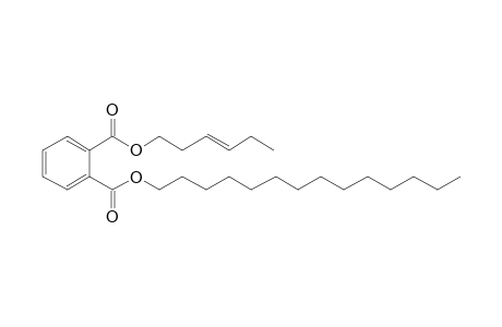 Phthalic acid, tetradecyl trans-hex-3-enyl ester