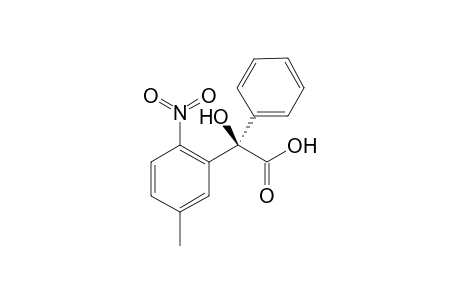 (2R)-2-(5-methyl-2-nitro-phenyl)-2-oxidanyl-2-phenyl-ethanoic acid