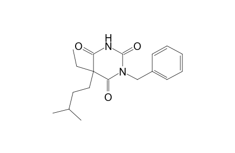 1-benzyl-5-ethyl-5-isopentylbartituric acid