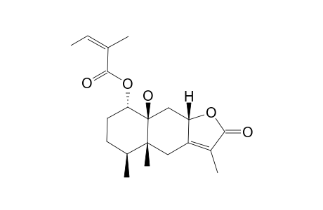 1-ALPHA-ANGELOYLOXY-10-BETA-HYDROXY-EREMOPHIL-7(11)-EN-8-ALPHA,12-OLIDE