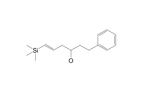 (E)-1-Phenyl-6-trimethylsilanyl-hex-5-en-3-ol