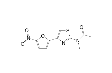 N-methyl-N-[4-(5-nitro-2-furanyl)-2-thiazolyl]acetamide