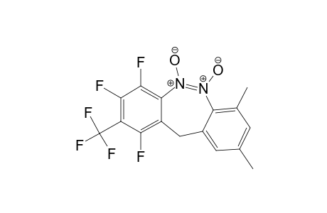 1,3,4-Trifluoro-7,9-dimethyl-2-trifluoromethyl-11H-dibenzo(C,F)(1,2)diazepine 5,6-dioxide