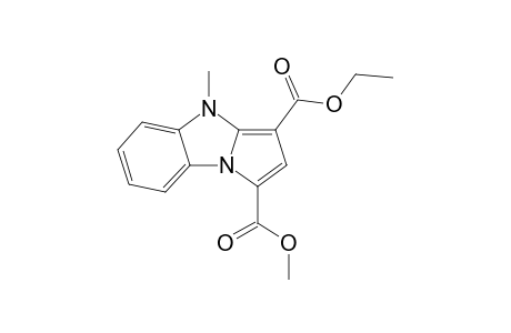 Ethyl Methyl 4-methyl-4H-pyrrolo[1,2-a]benzimidazole-1,3-dicarboxylate