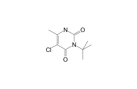 3-tert-butyl-5-chloro-6-methyluracil