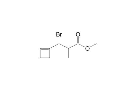 3-Bromo-3-cyclobut-1-enyl-2-methylpropionic acid, methyl ester