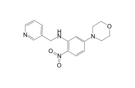 5-(4-Morpholinyl)-2-nitro-N-(3-pyridinylmethyl)aniline