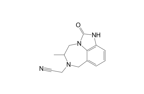 5-Methyl-6-(cyanomethyl)tetrahydroimidazo[4,5,1-jk][1,4]benzodiazepin-2(1H)-one