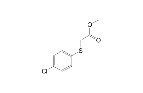 [(p-chlorophenyl)thio]acetic acid, methyl ester