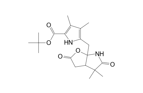 1H-Pyrrole-2-carboxylic acid, 5-[(hexahydro-4,4-dimethyl-2,5-dioxo-6aH-furo[2,3-b]pyrrol-6a-yl)methyl]-3,4-dimethyl-, 1,1-dimethylethyl ester