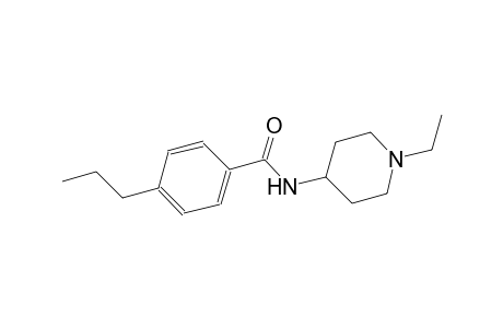 N-(1-ethyl-4-piperidinyl)-4-propylbenzamide