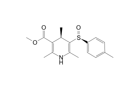 (4R)-2,4,6-trimethyl-5-[(S)-(4-methylphenyl)sulfinyl]-1,4-dihydropyridine-3-carboxylic acid methyl ester