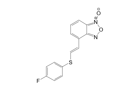 5Z-[2-(4-fluorophenylthio)vinyl]benzo[1,2-c]1,2,5-oxadiazole N-oxide