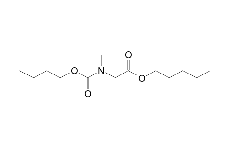 Glycine, N-methyl-N-butoxycarbonyl-, pentyl ester