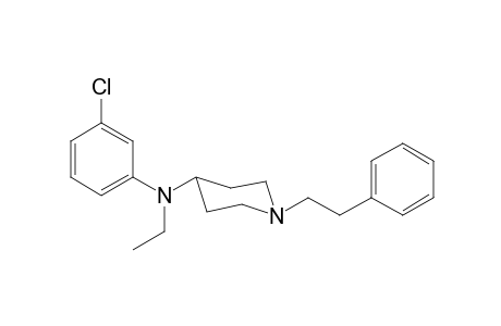 N-3-Chlorophenyl-N-ethyl-1-(2-phenylethyl)piperidin-4-amine
