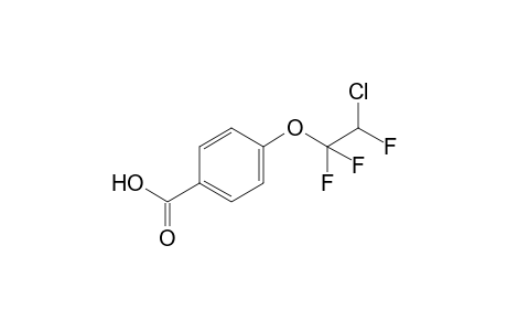 p-(2-chloro-1,1,2-trifluoroethoxy)benzoic acid