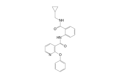 2'-[(cyclopropylmethyl)carbamoyl]-2-phenoxynicotinanilide