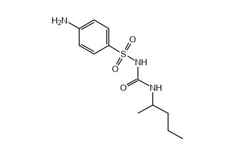 1-(1-methylbutyl)-3-(sulfanilyl)urea