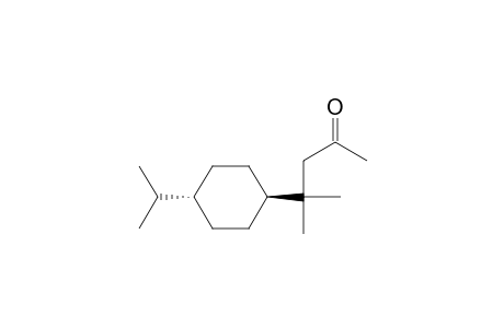 2-Pentanone, 4-methyl-4-[4-(1-methylethyl)cyclohexyl]-, trans-