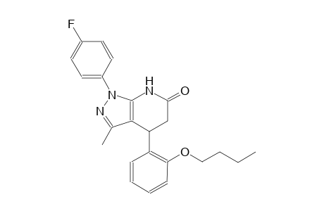 6H-pyrazolo[3,4-b]pyridin-6-one, 4-(2-butoxyphenyl)-1-(4-fluorophenyl)-1,4,5,7-tetrahydro-3-methyl-