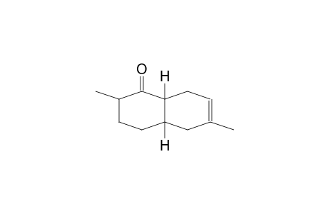 1(2H)-NAPHTHALENONE, 3,4,4A,5,8,8A-HEXAHYDRO-2,6-DIMETHYL-