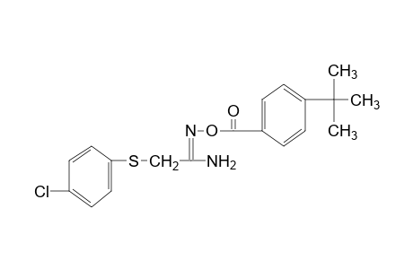 O-(p-tert-butylbenzoyl)-2-[(p-chlorophenyl)thio]acetamidoxime
