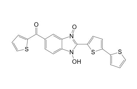 (1H)Benzimidazole, 5-(2-thienyl)carbonyl-2-[2(2-thienyl)thien-5-yl)-1-hydroxy-3-oxide