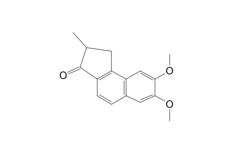 7,8-dimethoxy-2-methyl-1,2-dihydrocyclopenta[a]naphthalen-3-one