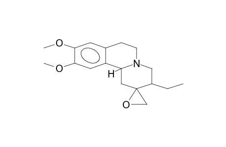 SPIRO[2H-BENZO[a]QUINOLIZINE-2,2'-OXIRANE], 3-ETHYL-1,3,4,6,7,11b-HEXAHYDRO-9,10-DIMETHOXY-