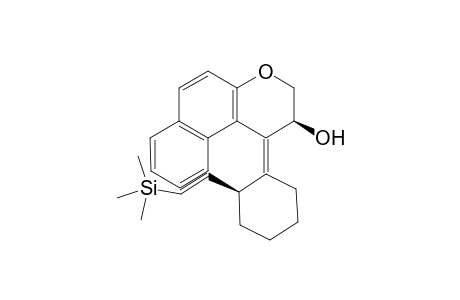 rac-(1E,1''E)-1-[2-(2-Trimethylsilyl-vinyl)-cyclohexyliden]-2,3-dihydro-1H-benzo[f]chromen-2-ol