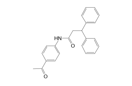 N-(4-acetylphenyl)-3,3-diphenylpropanamide