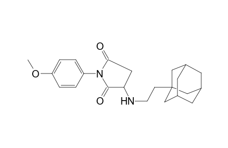 3-{[2-(1-adamantyl)ethyl]amino}-1-(4-methoxyphenyl)-2,5-pyrrolidinedione