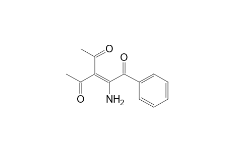 3-acetyl-2-amino-1-phenyl-2-pentene-1,4-dione