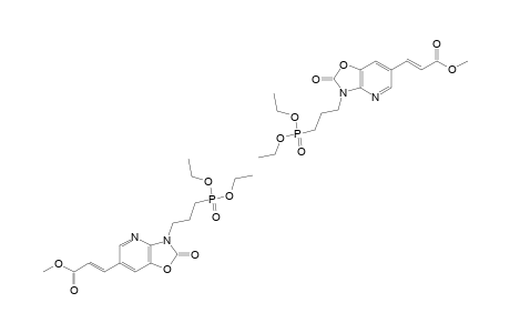 3-[[2-(DIETHOXYPHOSPHORYL)-PROPYL]-OXAZOLO-[4.5-B]-PYRIDIN-6-YL]-ACRYLIC_ACID_METHYLESER;MIXTURE_OF_ISOMERS