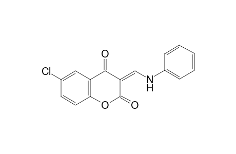 6-Chloro-3-(phenyliminomethylene)chroman-2,4-dione