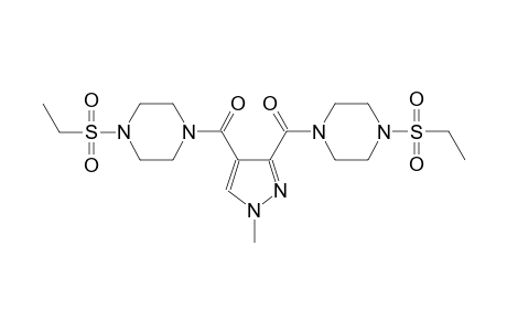 piperazine, 1-(ethylsulfonyl)-4-[[4-[[4-(ethylsulfonyl)-1-piperazinyl]carbonyl]-1-methyl-1H-pyrazol-3-yl]carbonyl]-