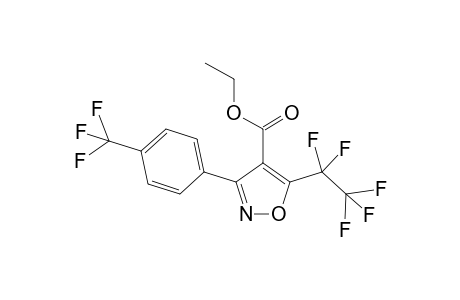 ETHYL-5-(PENTAFLUOROETHYL)-3-[4-(TRIFLUOROMETHYL)-PHENYL]-4-ISOXAZOLE-CARBOXYLATE