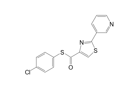2-(3-pyridyl)-4-thiazolecarboxylic acid, S-(p-chlorophenyl)ester