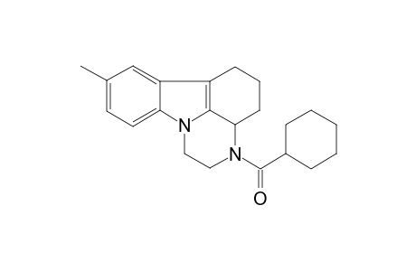 (Cyclohexyl)(8-methyl-1,2,3a,4,5,6-hexahydropyrazino[3,2,1-jk]carbazol-3-yl)methanone