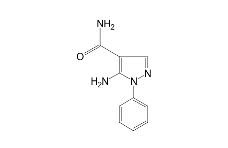 5-amino-1-phenylpyrazole-4-carboxamide