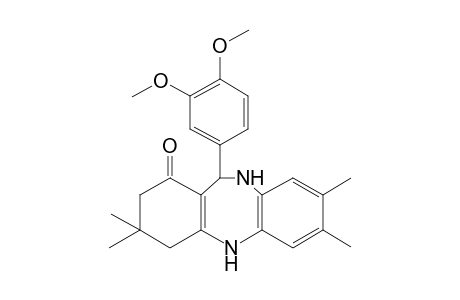 11-(3,4-Dimethoxyphenyl)-3,3,7,8-tetramethyl-2,3,4,5,10,11-hexahydro-1H-dibenzo[b,e][1,4]diazepin-1-one