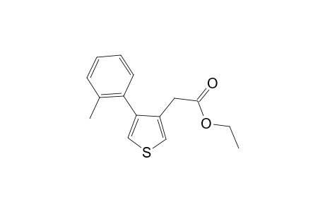 Ethyl 2-(4-(o-tolyl)thiophen-3-yl)acetate