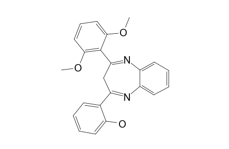 2-(2'-HYDROXYPHENYL)-4-(2'',6''-DIMETHOXYPHENYL)-1,5-BENZODIAZEPINE